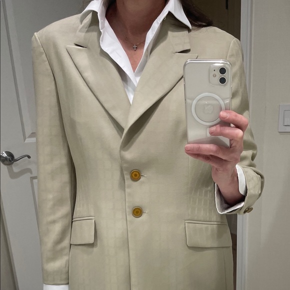 Escada Jackets & Blazers - Escada Khaki Jacket EU 42